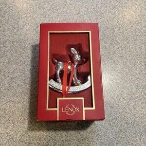 NEW Lenox Rudolph the Red Nose Reindeer 2023 Baby’s 1st Christmas Ornament